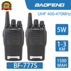Baofeng BF-777S New Original Portable Two Way Radio Dual Band UHF 400-470MHz Professional Walkie Talkie Transceiver Home Hotel