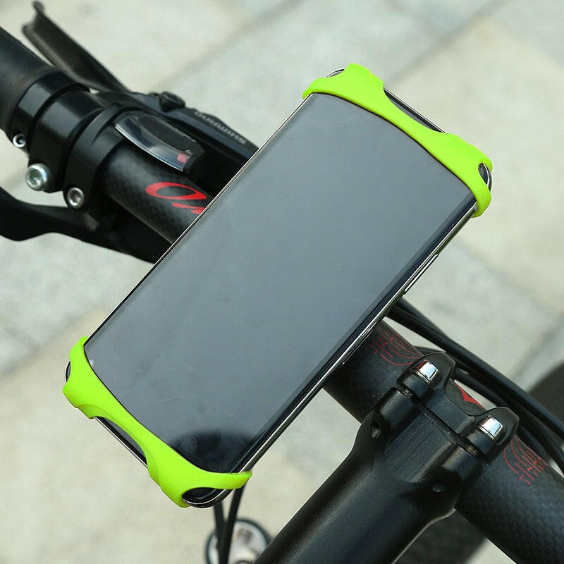 Mountain Bike Silica Gel Mobile Phone Holder Outdoor Cycling Mobile Phone Navigation Bracket-WAYBIKER