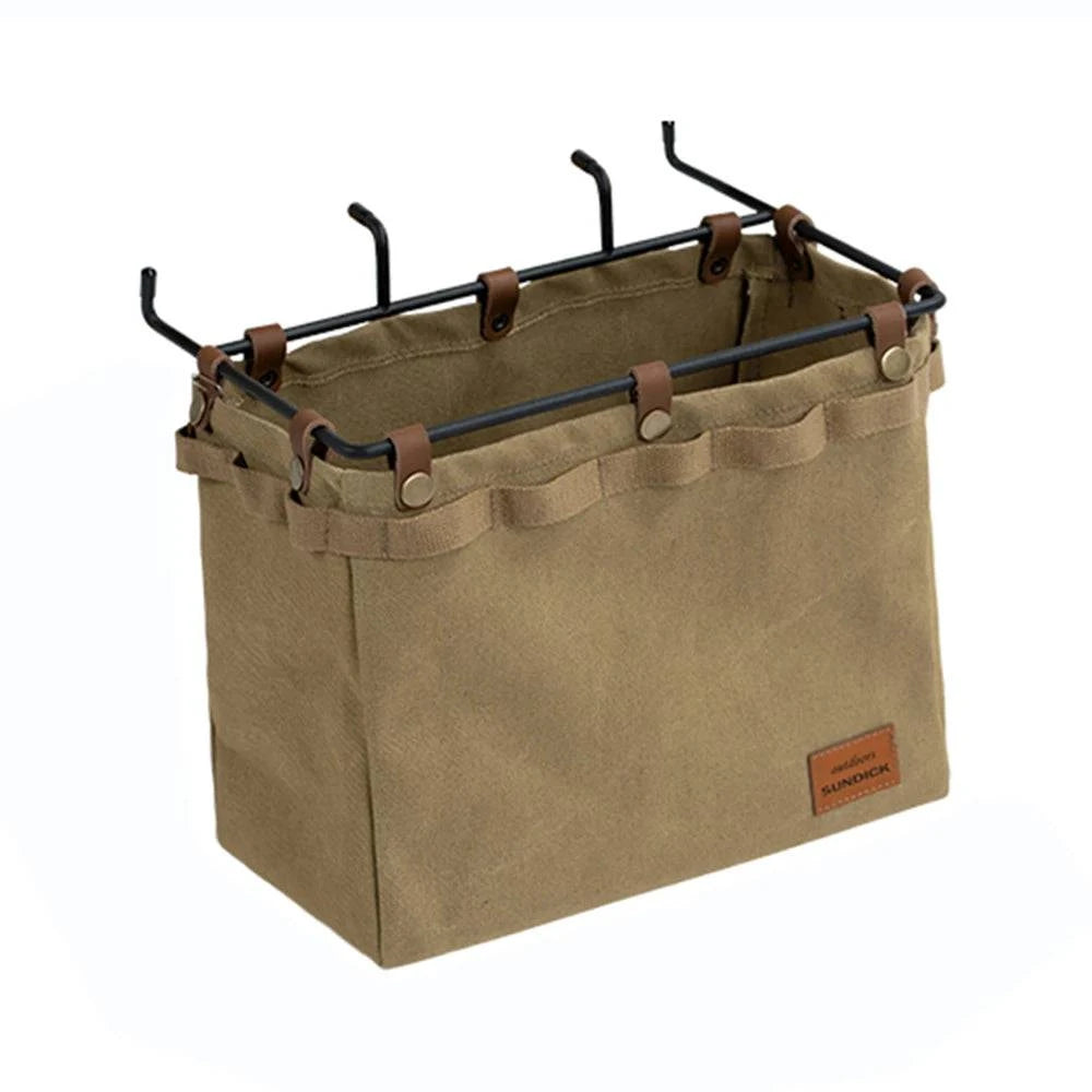 Picnic Table Side Hanging Bag Desk Storage Box Hanging Beside Organizer Tableware Storage Bag Outdoor Camping Hiking Equipment-WAYBIKER