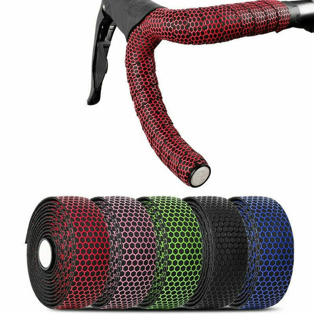 NEW MTB Bike Handlebar Tape Road Bicycle Anti-slip Silica Gel EVA Shock Handle Bar Tape Absorption Wrap Durable-WAYBIKER