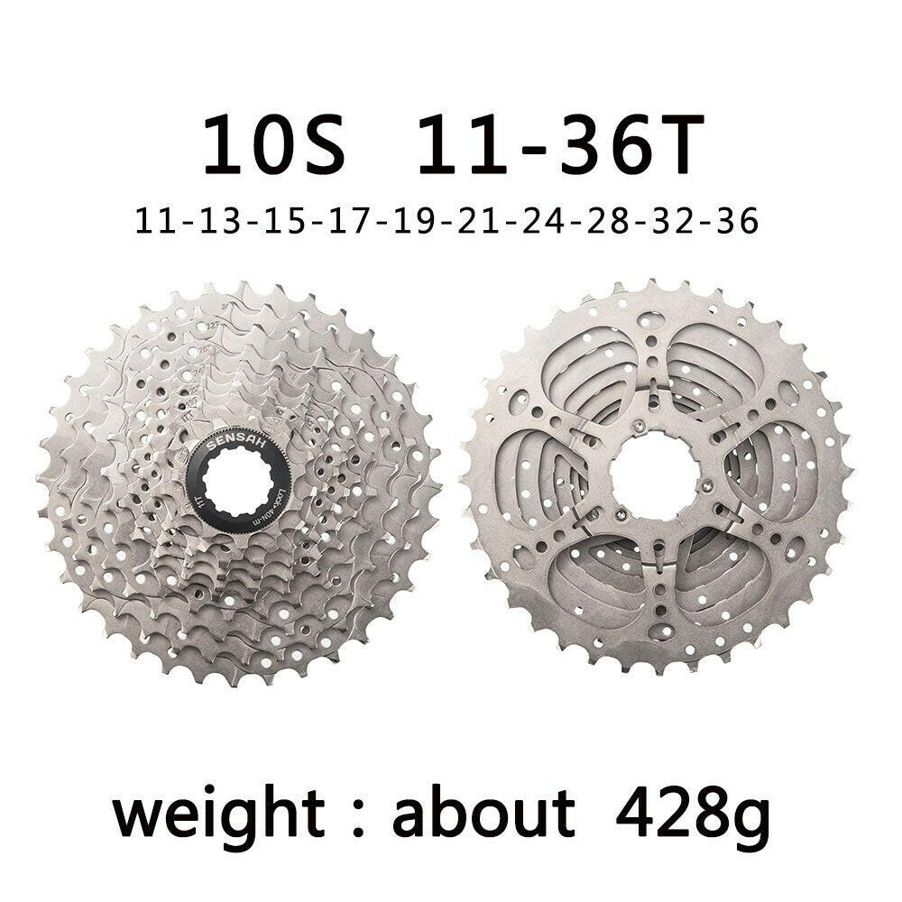 SENSAH 8/9/10/11/12 Speed Road Bike Cassette 11V 23T/25T/28T/30T/32T/34T/36T Bicycle Freewheel K7 10S Flywheel for  HG Hub-WAYBIKER