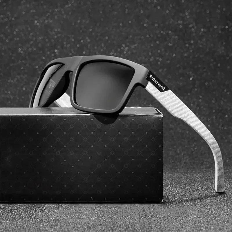 Luxury Polarized Sunglasses Fashion Square Male Sun Glasses Vintage Driving Fishing Eyeglasses Sport Shades UV-WAYBIKER