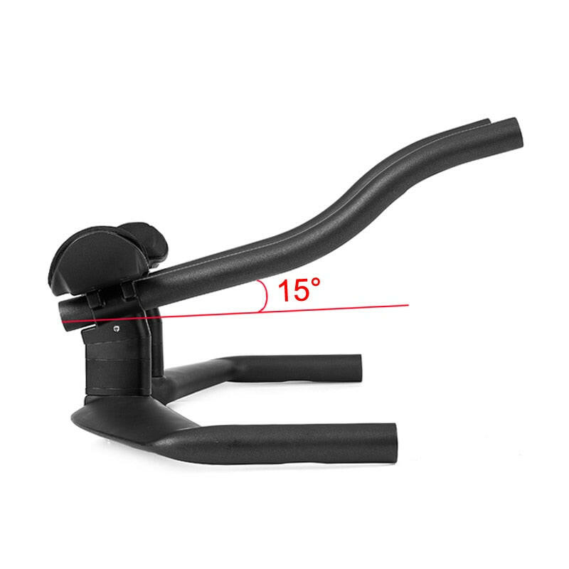 15 Degrees Aero Carbon Fiber Triathlon Bicycle Handlebar TT Bar HB095  Regardless Of Left And Right Arms-WAYBIKER
