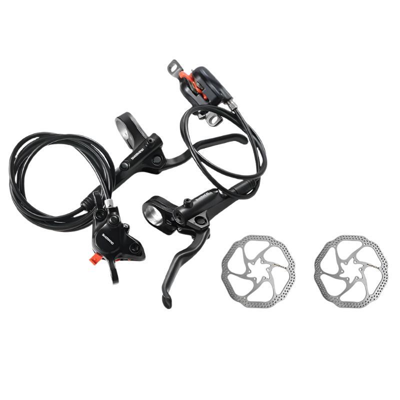 Shimano MT200 MT201 M315 MTB Mountain Bike Hydraulic Disc Brake Set Contains MT200 Brakes Lever Rotor RT56 RT54 RT26 RT30 HS1 G3-WAYBIKER