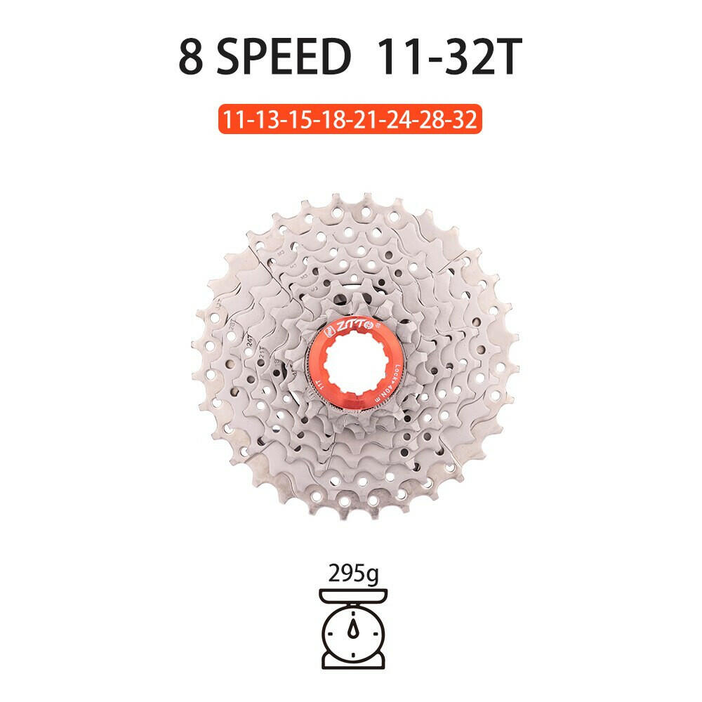 ZTTO 8 9 10 11 Speed Bicycle Cassette Road Bike 10speed Steel Sprocket 8s 9s 10s 11s 8v K7 Freewheel Bicycle Parts