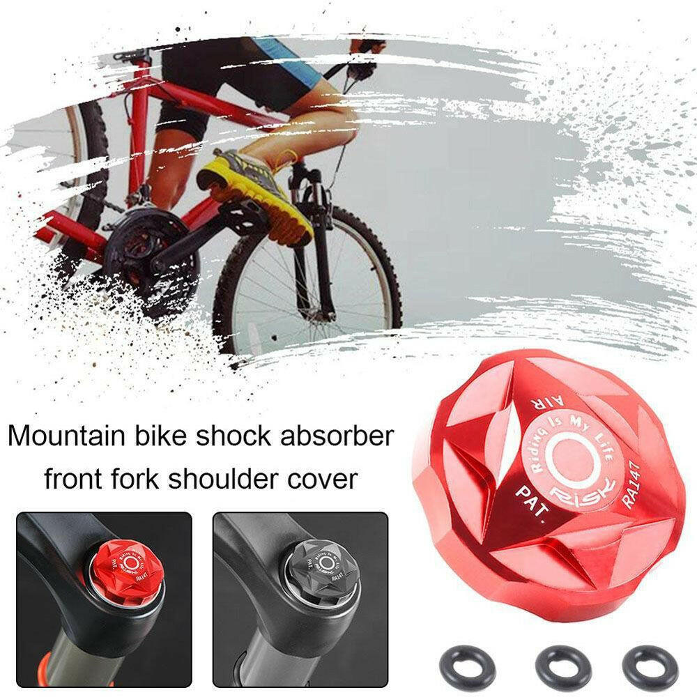 Bike Suspension Fork Caps Aluminum Alloy Fork Shoulder Covers MTB Road Bicycle Air Fork Protector Anti-Dust Caps Parts-WAYBIKER