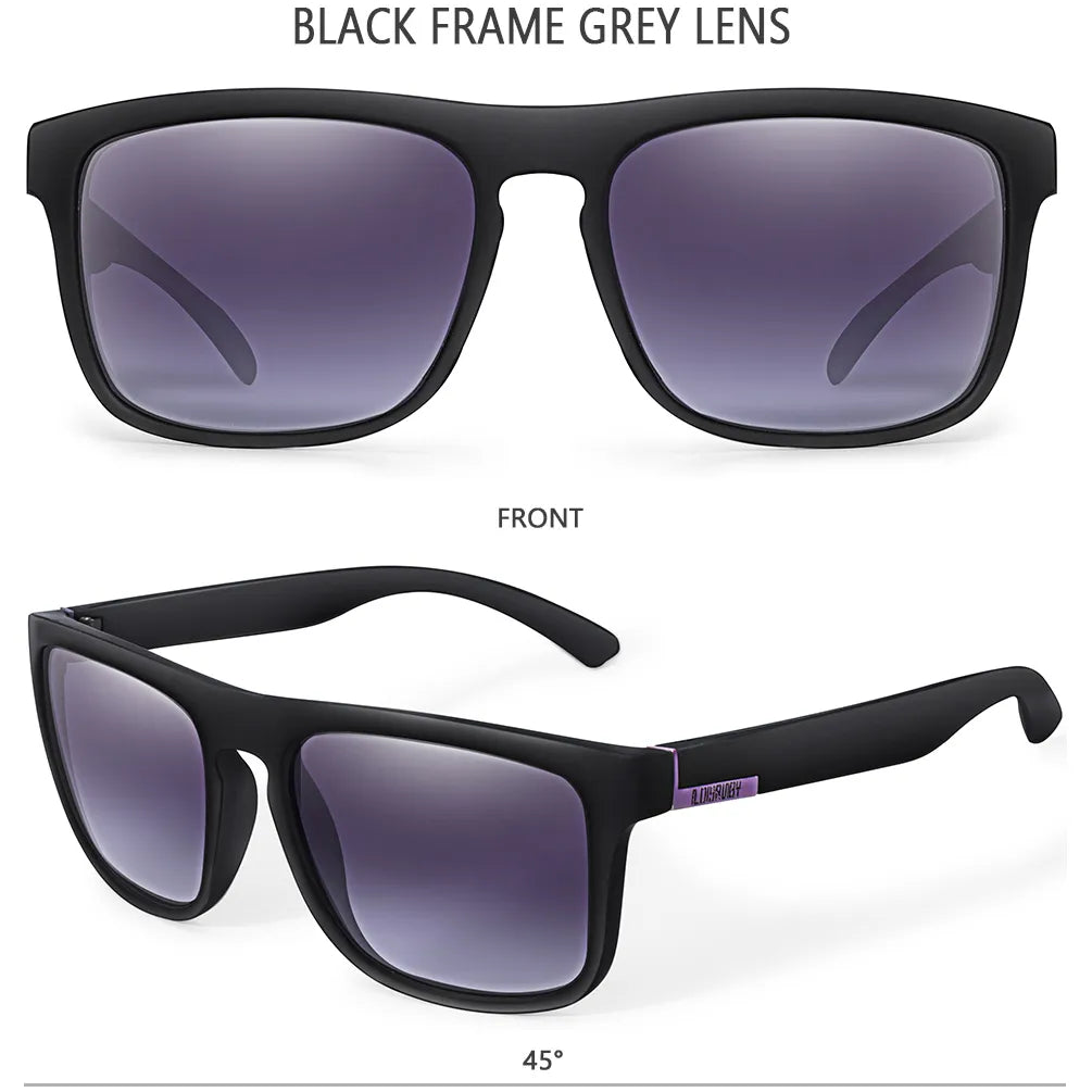 LOISRUBY Brand Square Cycling Sunglasses Men Polarized Fishing Sun Glasses UV400 Eyewear Women Shades oculos de sol masculino-WAYBIKER