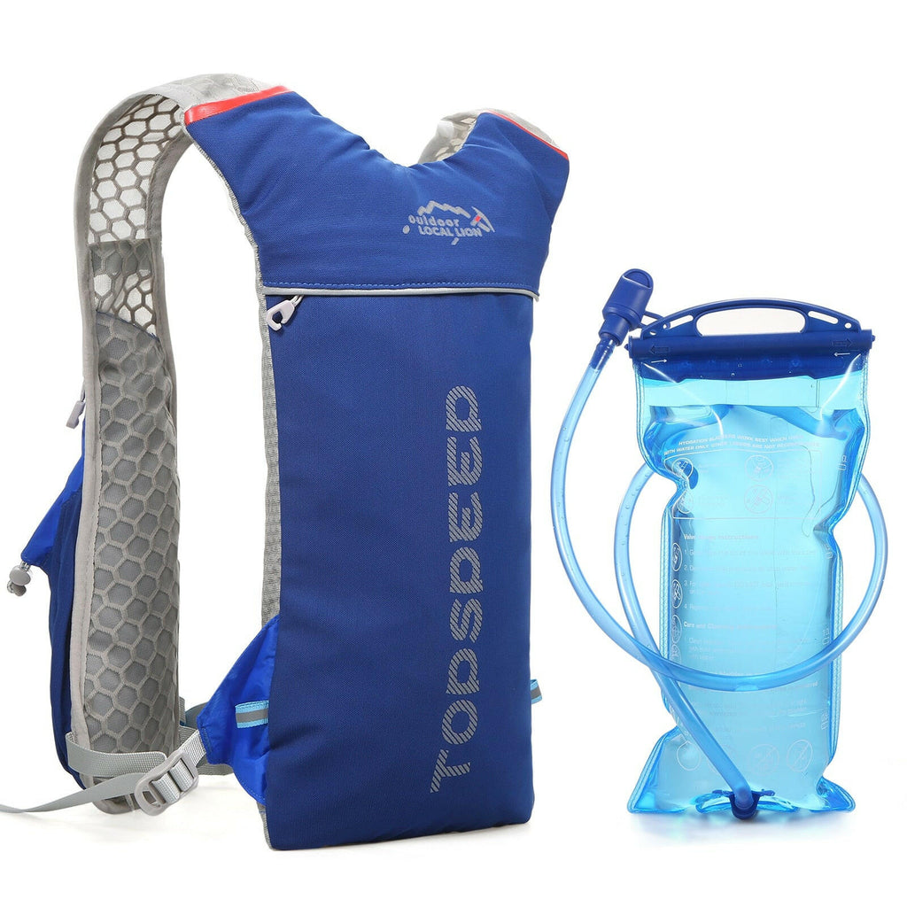 Hydration Pack Backpack with 2L Water Bladder Super Lightweight Breathable Hydration Vest For Outdoors Running Cycling Climbing-WAYBIKER