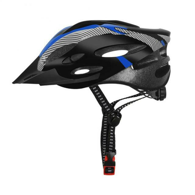 Carbon fiber Texture Helmet Adult MTB Mountain Bike Cycling Equipment Safety Bicycle Motorcycle Hat Caps female male EPS Foam-WAYBIKER