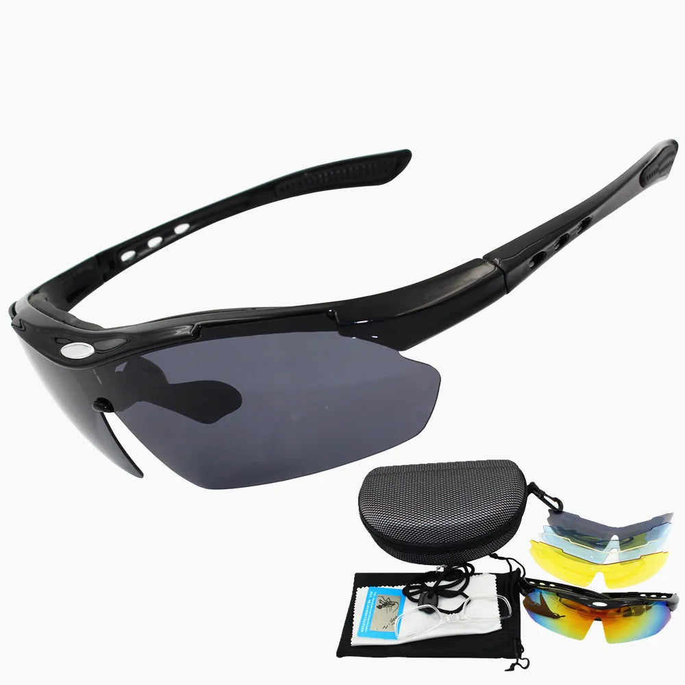 Polarized Cycling Glasses Bike Goggles Outdoor Sports Bicycle Sunglasses MTB mountain Eyewear Men Running Gafas Ciclismo-WAYBIKER