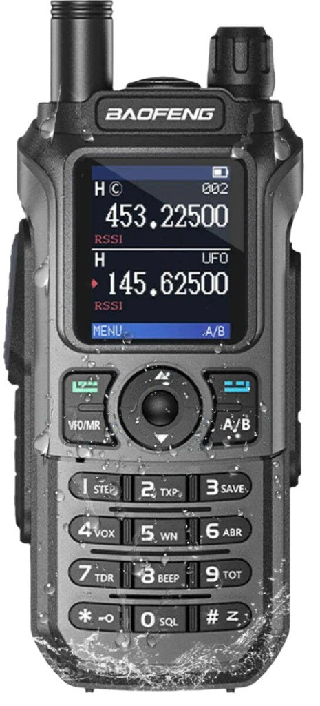 Baofeng UV-21 Pro Wireless Copy Frequency Tri-Band 999CH Waterproof Walkie Talkie TYPE C 16 KM Long Range UV-5R 17 Harm Radio-WAYBIKER