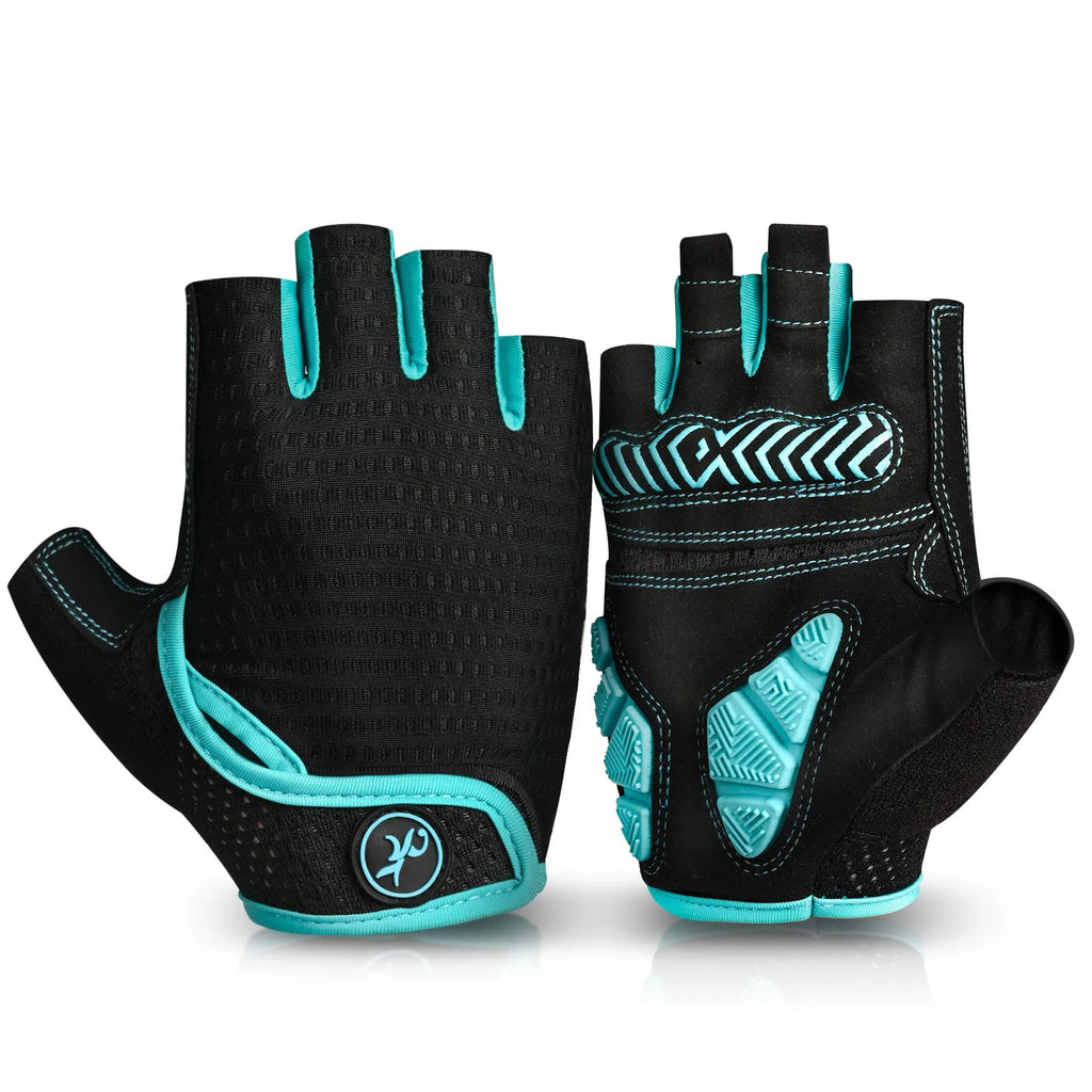 MOREOK Cycling Gloves Breathable Half Finger 5MM Pads Bike Gloves Anti-slip Shock-absorbing Mountain Road Biking Bicycle Gloves-WAYBIKER