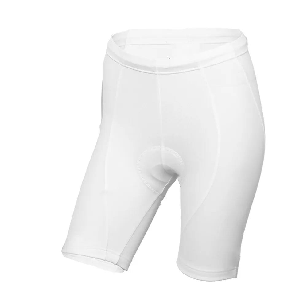 NEW Women White Bicycle Pro / Road Team Bike Pro Cycling Shorts / Wear Breathing Air  Gel Pad-WAYBIKER