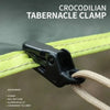 10Pcs Outdoor Tarpaulin Clips Camping Tents Awning Wind Rope Clamp Equipment Plastic Clip Buckle Fixed Jaw Grip Hook Accesorios-WAYBIKER