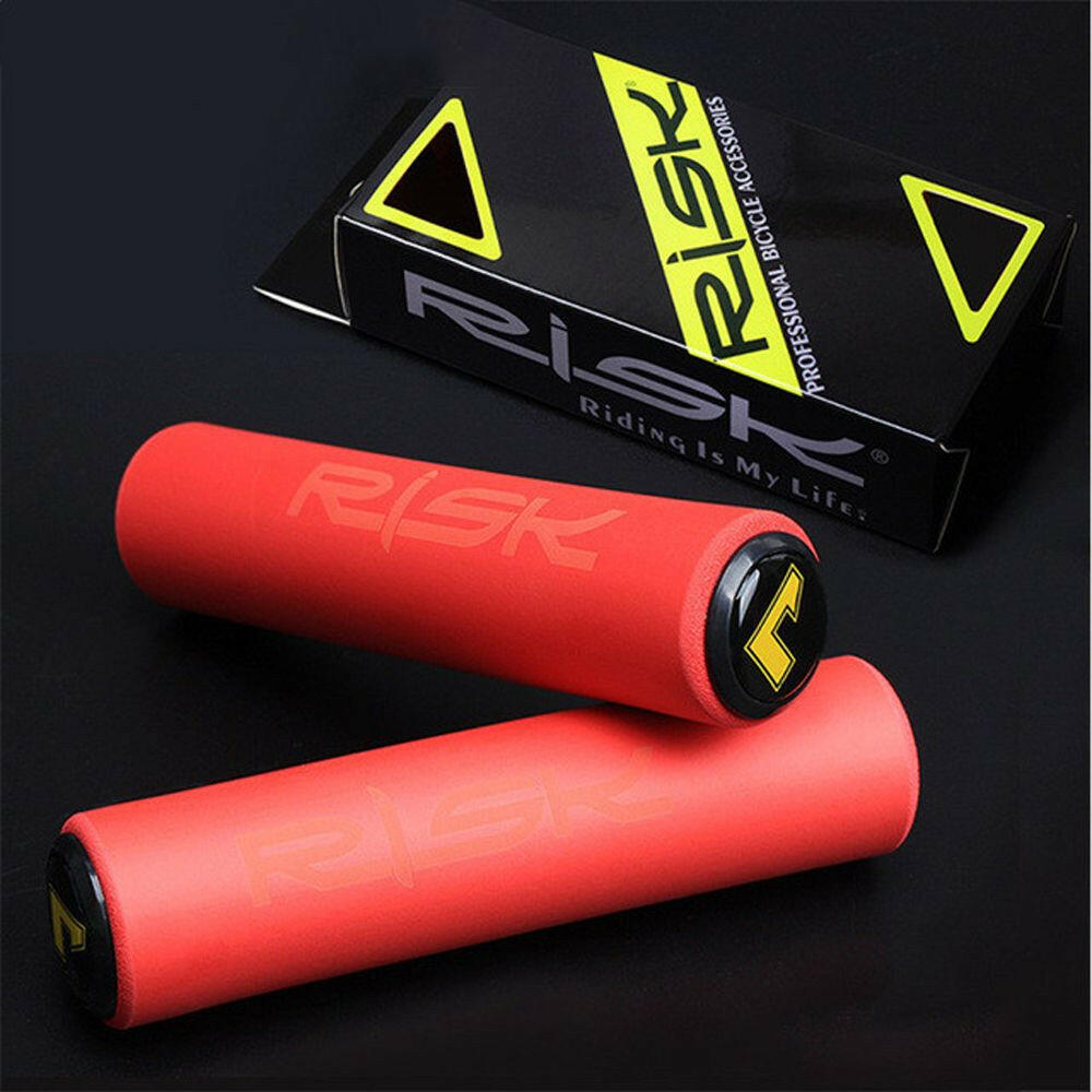MTB Bike Bicycle Grips Cycling Handlebar Grips Ultra-light Antiskid Soft Silicone Bike Handle Grips Cover-WAYBIKER