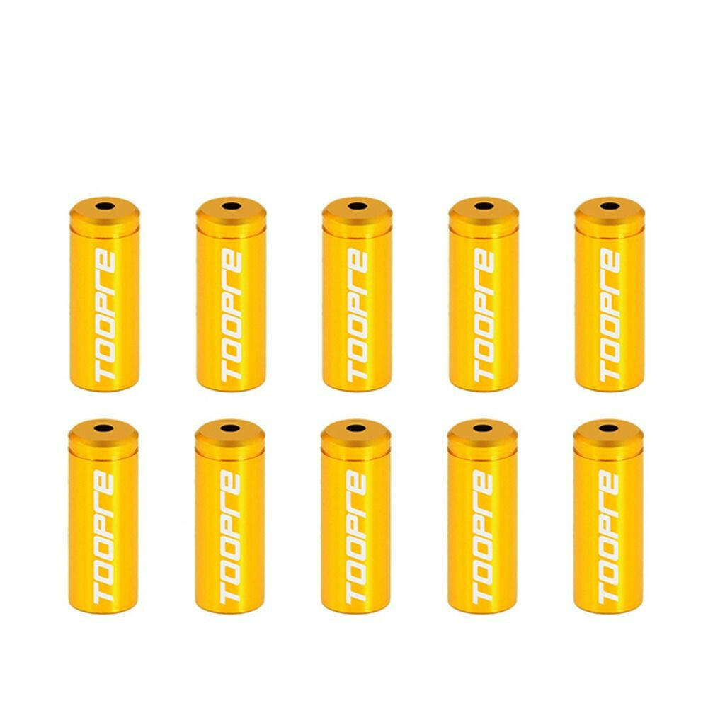 10pcs/lot Bicycle Cable Cap Aluminum Alloy 4mm 5mm MTB Mountain Road Bike Shift Brake Cable Ends Line Cap Wire Tube Plugs-WAYBIKER