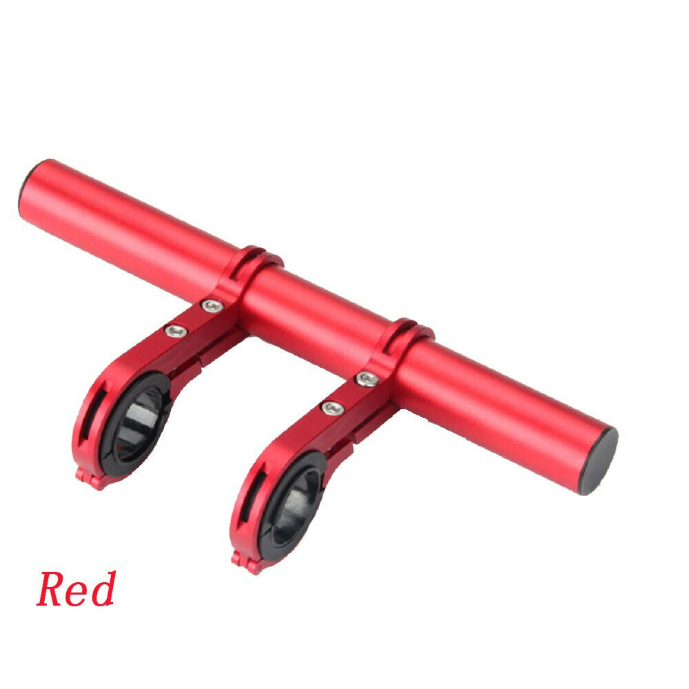 Bicycle Flashlight Holder Handle Bar Front Light 1PC Extender Mount Bracket Double Tube Bike Accessories Cycling Handlebar-WAYBIKER
