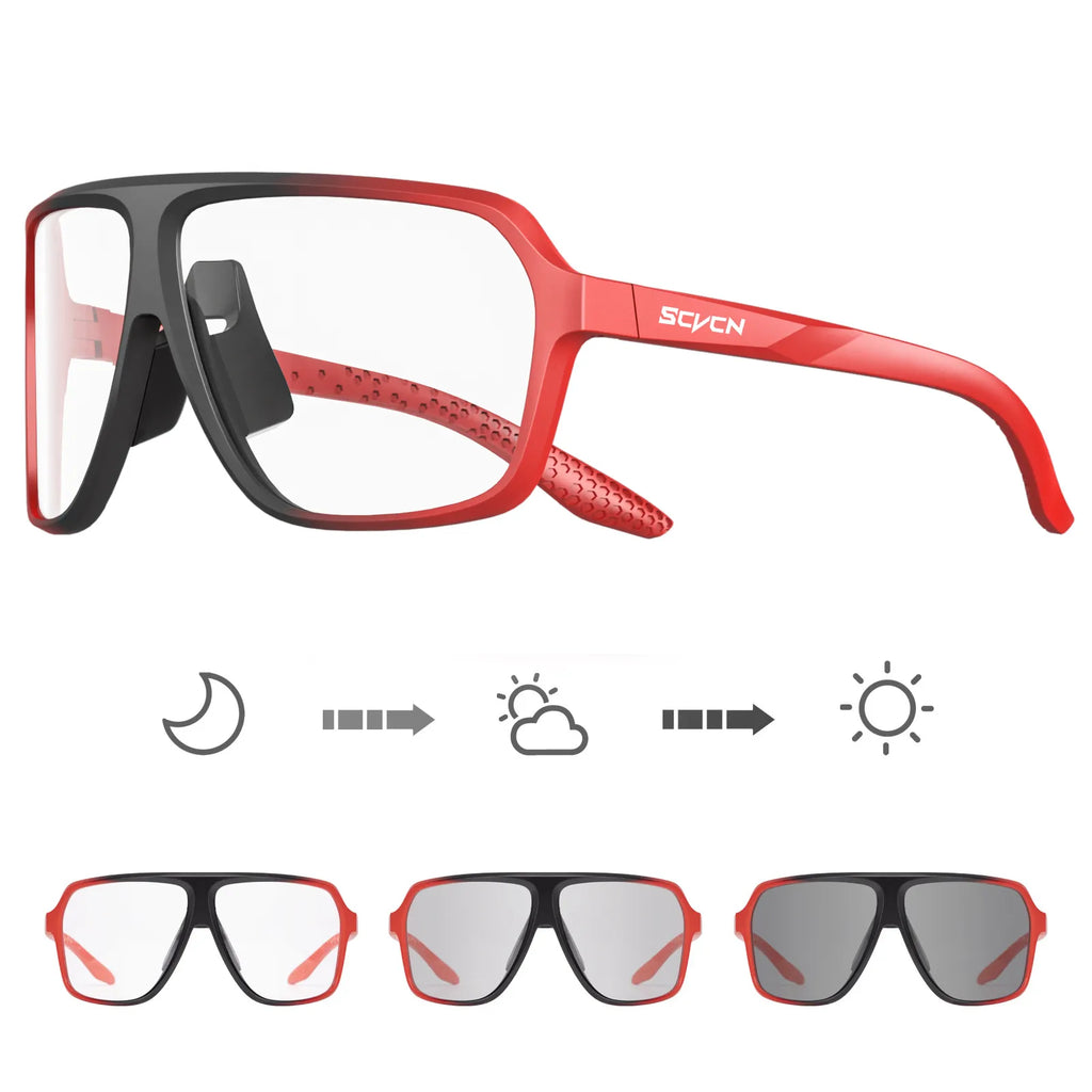 Polarized Cycling Glasses Men MTB Cycling Sunglasses Women Road Bike Glasses UV400 Bicycle Glasses Outdoor Photochromic Glasses-WAYBIKER