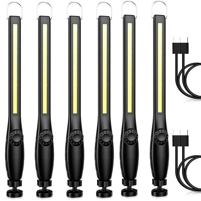 USB Rechargeable LED Flashlight New COB Magnetic Work Lamp Portable Lanterna Built In Battery Camping Torch Emergency Light-WAYBIKER