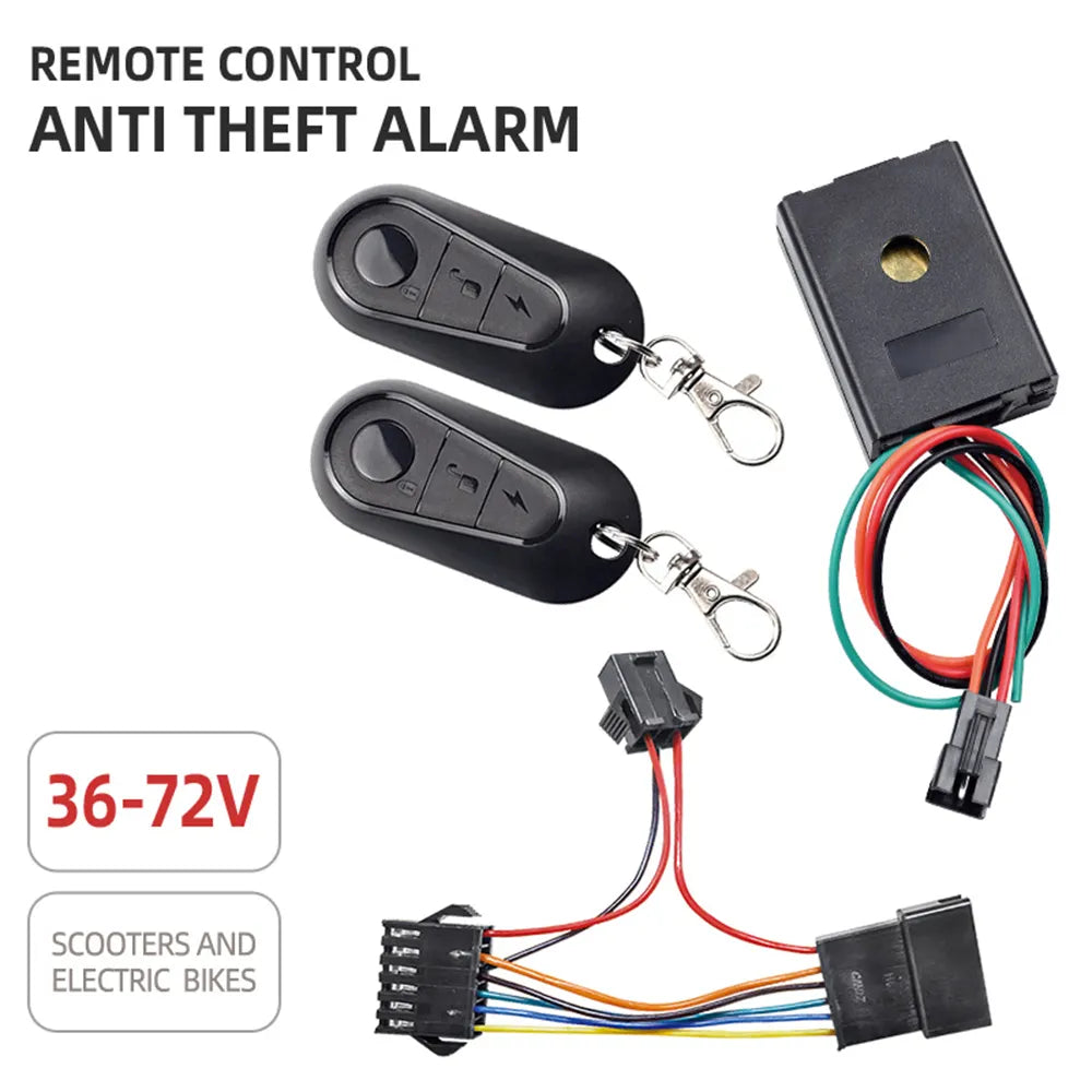 Electric Scooter AntiTheft Device Vibration Alarm System Waterproof Support Vehicle Search Function For Dualtron 36-72V-WAYBIKER