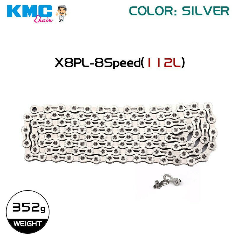 KMC Chain X8 X9 X10 X11 X12 MTB Road Bike Bicycle Chain For 8/9/10/11/12 Speed Crankset Derailleur Accessories for Shimano SRAM-WAYBIKER