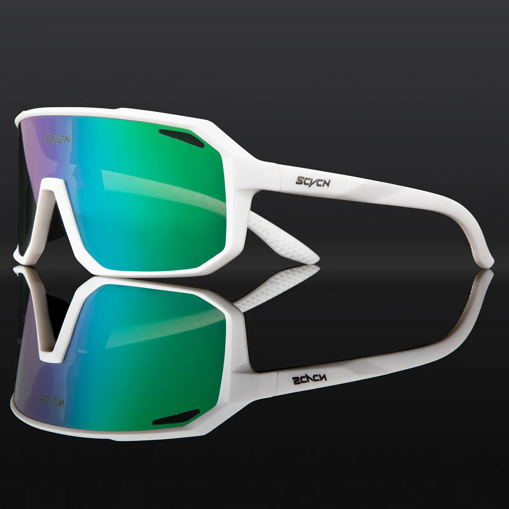 SCVCN Men bicycle Cycling Sunglasses Woman MTB road bike Driving Goggles Outdoor Sports running Glasses UV400 Hiking Eyewear-WAYBIKER