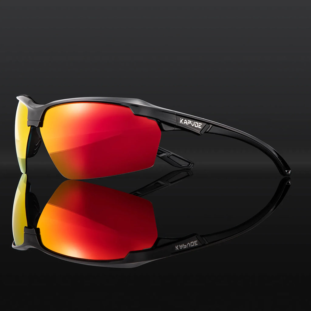 Kapvoe Cycling Glasses Sport Men's Sunglasses Bike Bicycle Eyewear Woman Outdoor MTB Polarized Glasses UV400 Goggles fishing-WAYBIKER