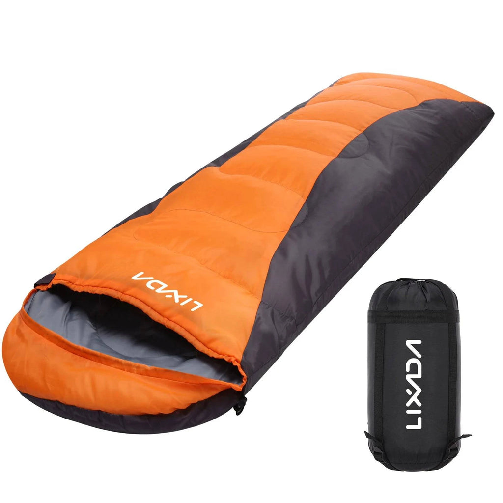 Lixada Sleeping Bag 4-Season Camping Warm Sleeping Bag Waterproof with Storage Bag for Camping Hiking Travel Outdoor Adventure-WAYBIKER