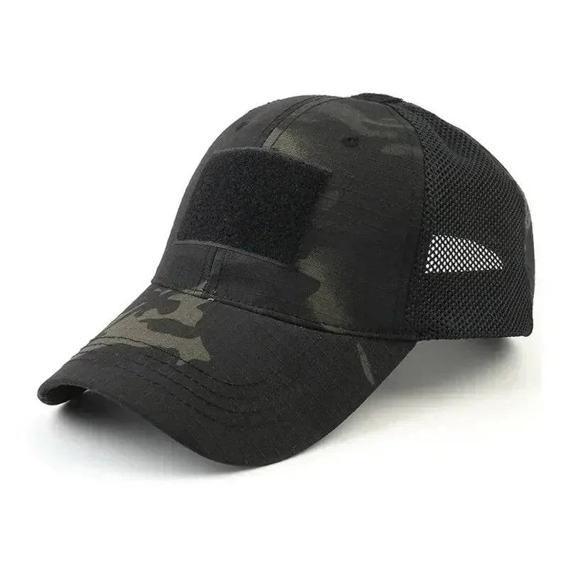 Outdoor Mountain Climbing Sun Hat Duckbill Hat Fishing Riding Hat Baseball Cap Adjustable Size Windproof and Sun Protection-WAYBIKER