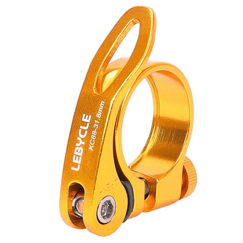 Lebycle Road Bike Aluminum Ultralight Quick Release Bicycle Seat Post Clamp BIKE SEAT PILLAR  QUICK RELEASE-WAYBIKER