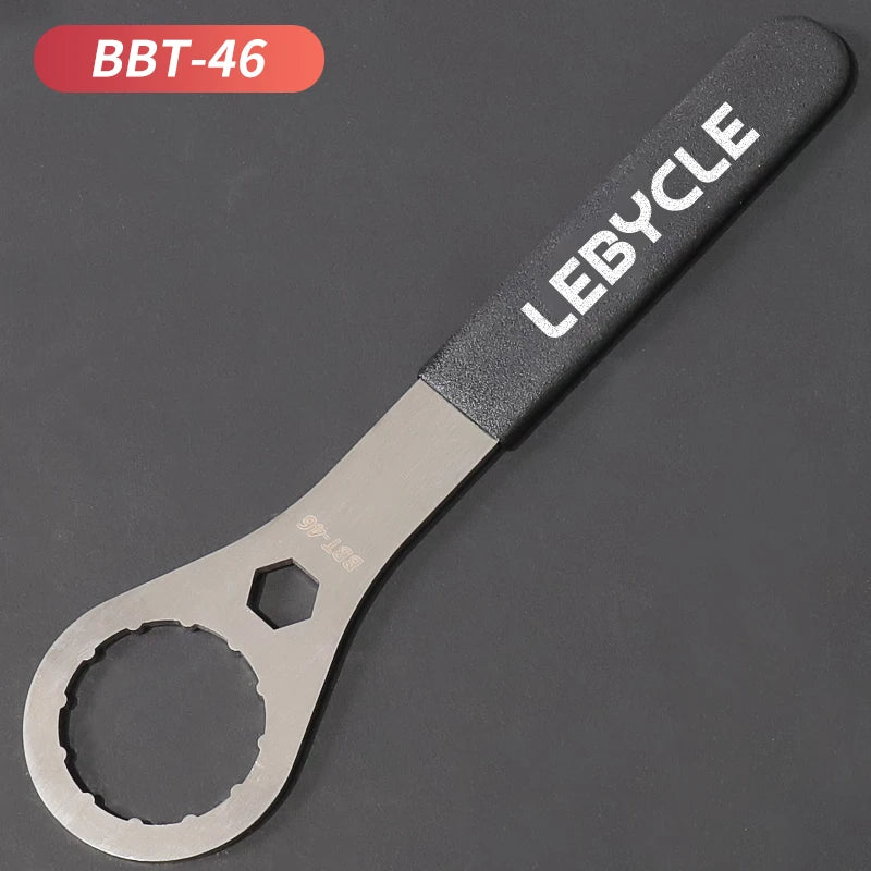 Lebycle MTB Road Bike Stainless steel Bottom Bracket Wrench Bicycle Bottom diameter 39/40.5/44/46/50MM BB Removal Tool Wrench-WAYBIKER