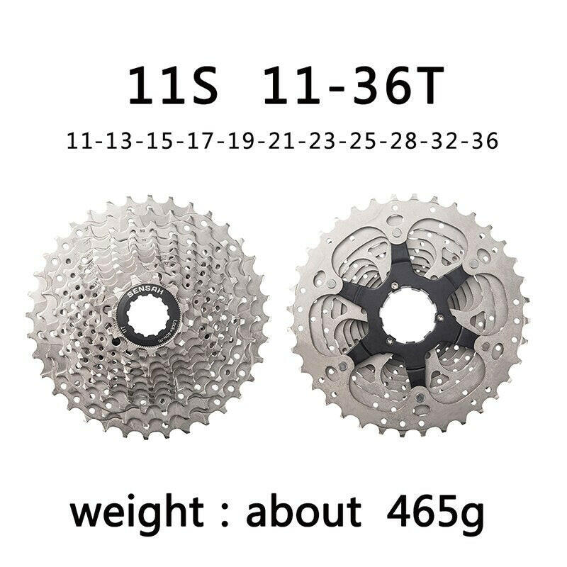 SENSAH 8/9/10/11/12 Speed Road Bike Cassette 11V 23T/25T/28T/30T/32T/34T/36T Bicycle Freewheel K7 10S Flywheel for  HG Hub-WAYBIKER