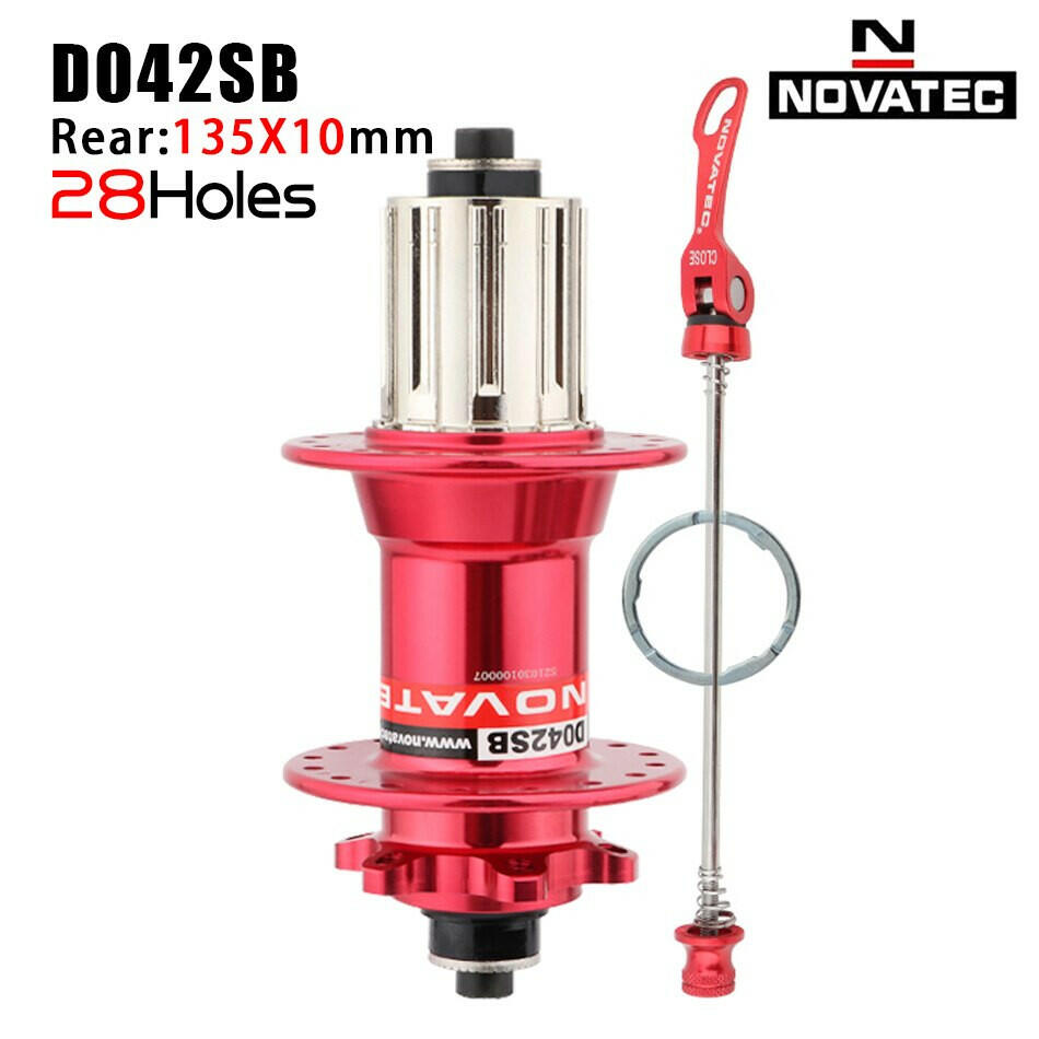 NOVATEC Mountain Bike Hub D041SB D042SB 32/36 Holes Mtb Bushing for 8/9/10/11 Speed MTB Disc Brake Hub Mtb Hubs 32H 36H