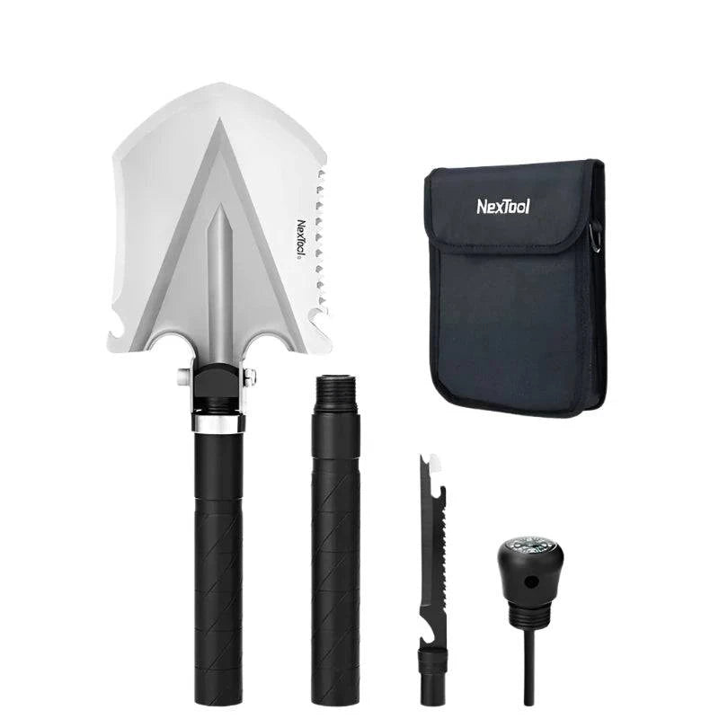 NexTool Outdoor Folding Shovel 14 in 1 Multi-functional Shovel Multitool Camping Hoe Axe Hammer Wood Saw Knife Survival Tool-WAYBIKER