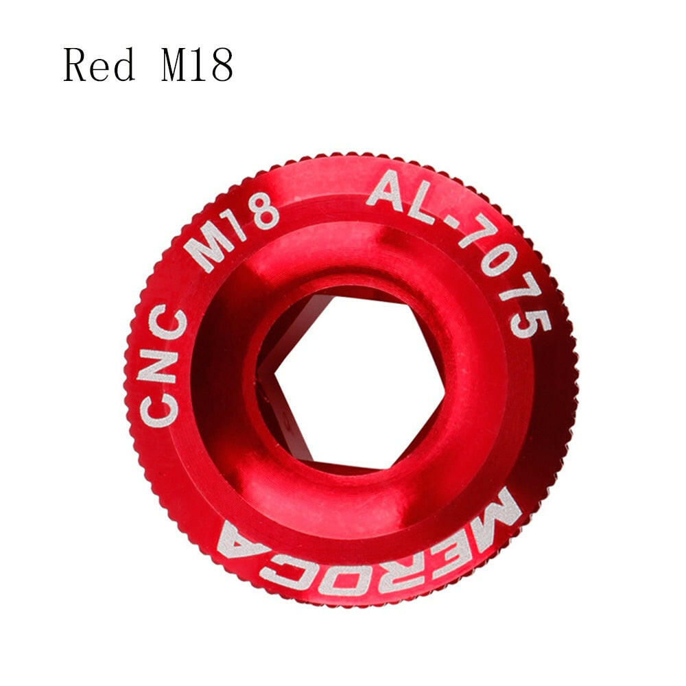 M18/M19/M20 Bicycle BB bolts Bottom Bracket Aluminum alloy CNC Crankset Nut Crank Cap Crankset Screws Crank Arm Fixing Bolt-WAYBIKER