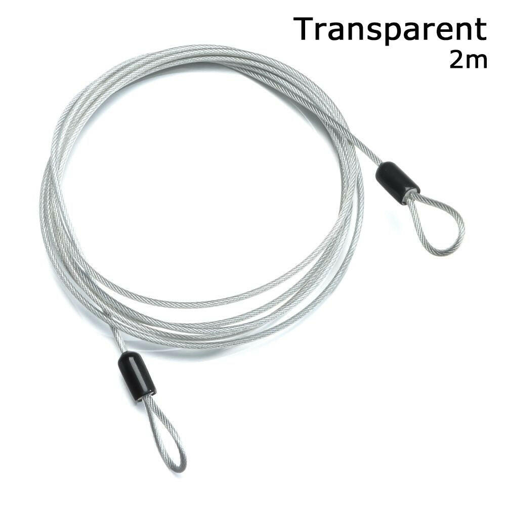 0.5/1/2Meters Bicycle Accessories Bicycle Lock Wire Cycling Strong Steel Cable Lock MTB Road Bike Lock Rope Anti-theft Security-WAYBIKER