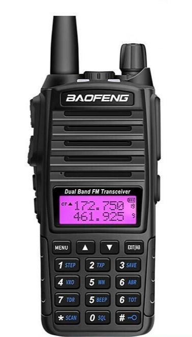Baofeng Walkie Talkie 2 Way Ham radio comunicador UV 82 Dual PTT 8W 5W 10KM Dual Band UV-82 UHF VHF UV82 UV 5R 9R 13 UV16 Radios-WAYBIKER