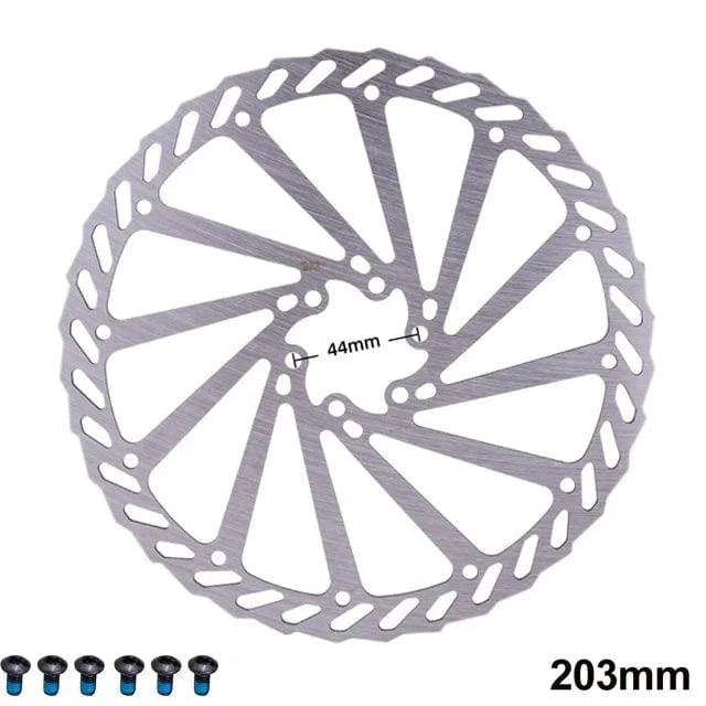 ZTTO Bicycle Brake Rotor 120 140 160 180 203mm 6 in Stainless Steel Hydraulic Brake Rotor MTB Road Bike Disc Brake With T25 Bolt-WAYBIKER