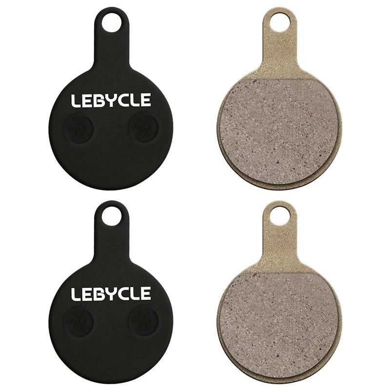 Lebycle 2Pairs High-Quality MTB Bike Resin Semi Metal Brake Pads Universal Hydraulic brake-WAYBIKER