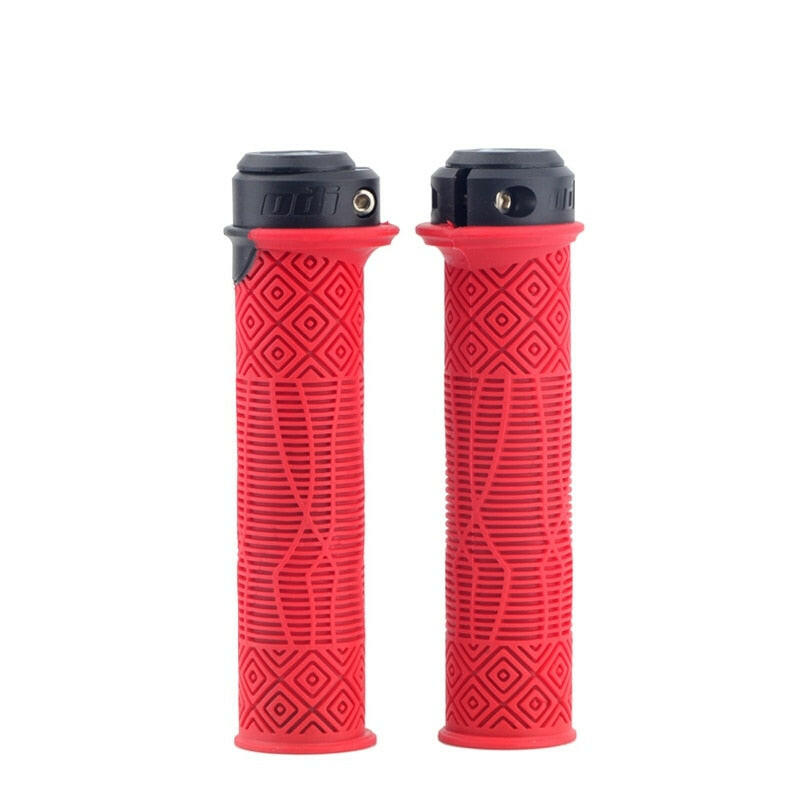 ODI MTB Bicycle Grip Lock 22.2mm Rubber Handlebar Grips Soft Antislip End Fit Fold BMX XC Balance Bicycle grip Bike Accessories-WAYBIKER