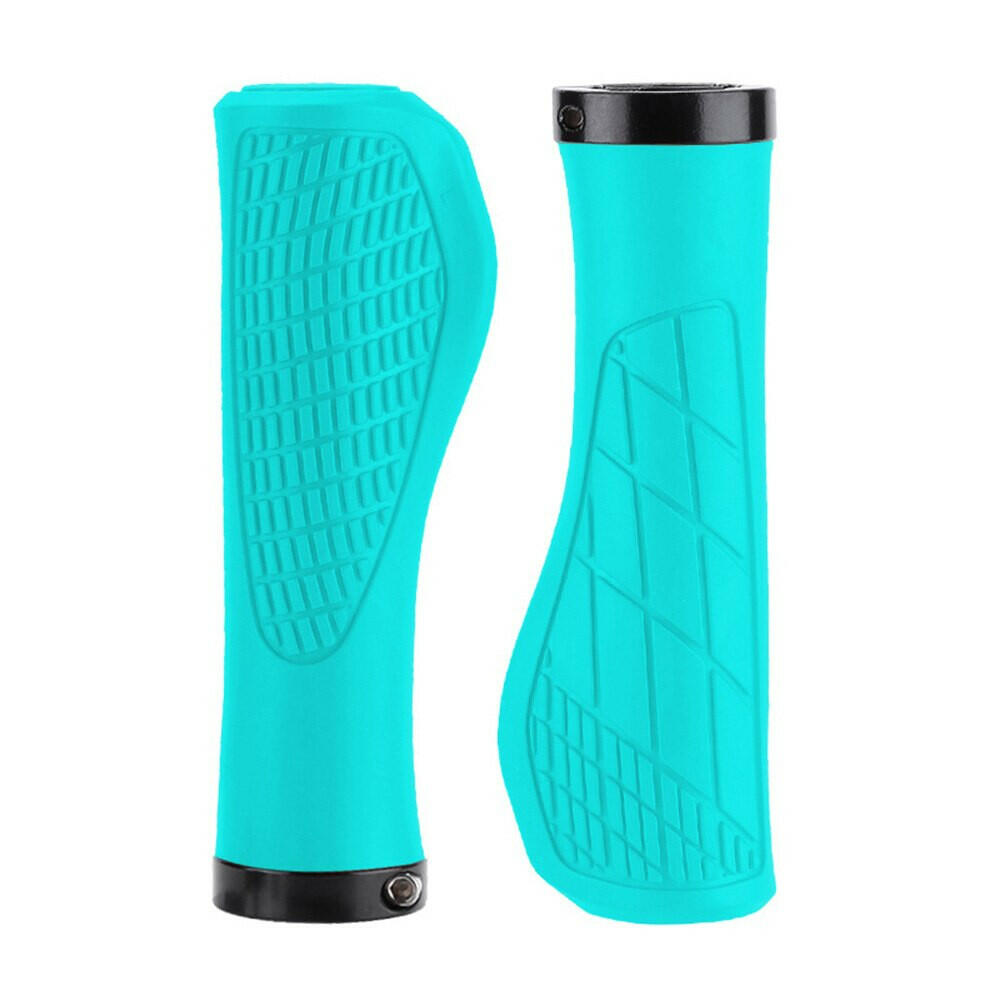 Bicycle Grips Shockproof Bike Handlebar Cover Anti-Slip Lockable Grips Ergonomic Cycling Rubber Ball Handle Grips-WAYBIKER