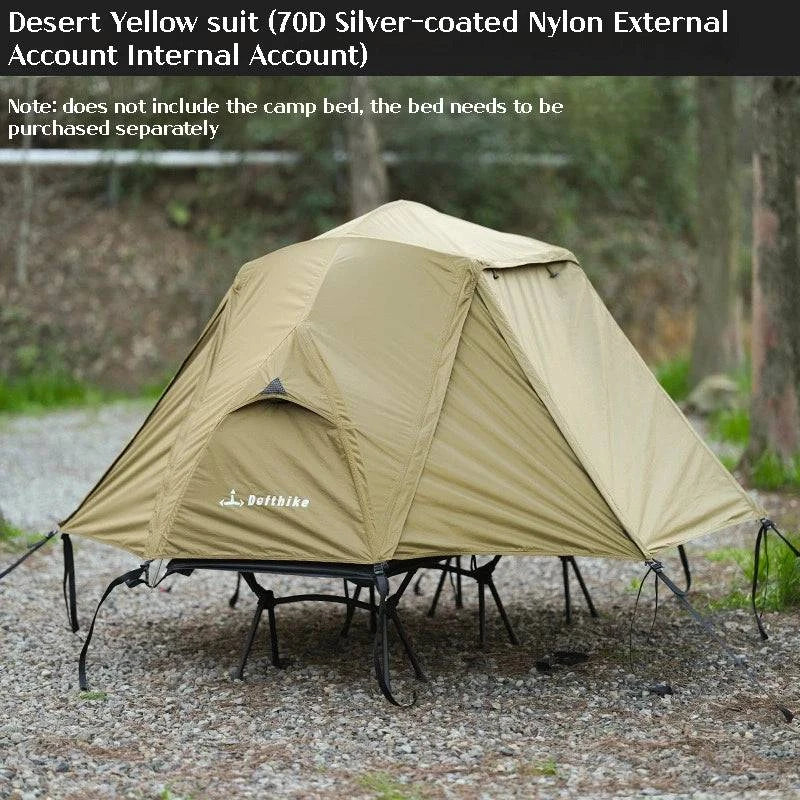 Difeike customer exposed camping beds, tents, single person hiking tents, lightweight overnight shelter for rain protection-WAYBIKER