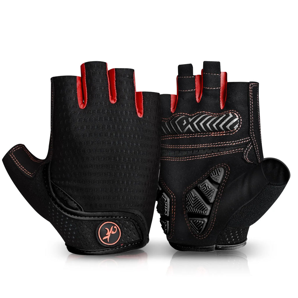 MOREOK Cycling Gloves Breathable Half Finger 5MM Pads Bike Gloves Anti-slip Shock-absorbing Mountain Road Biking Bicycle Gloves-WAYBIKER