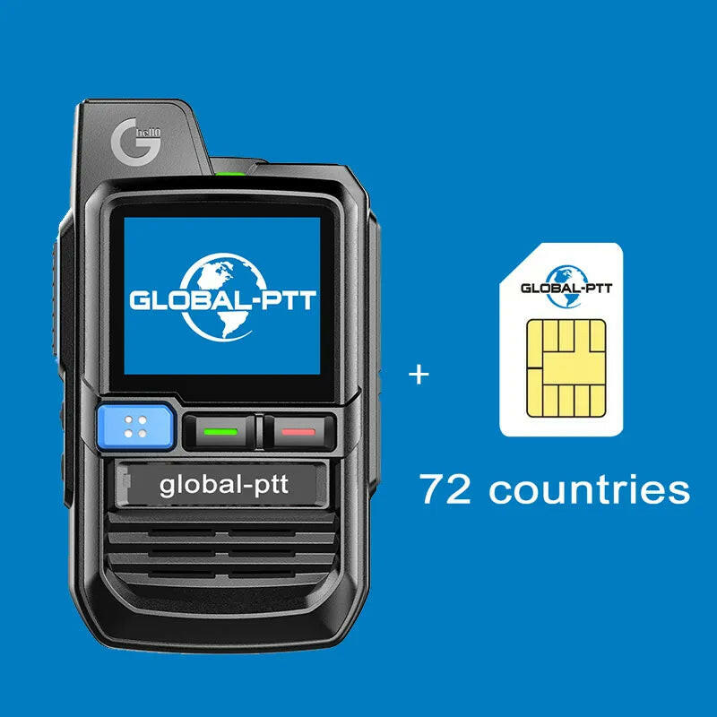 global-ptt global walkie talkie Wurui G0 POC mini radio commutator radios long range phones profesional Two-way radio internet-WAYBIKER