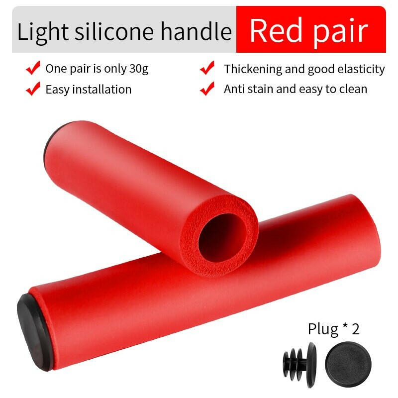 Bicycle Grips MTB Sponge Handlebar Cover Grips Anti-skid Shock-absorbing Soft Bike Grips Ultraight Cycling Handlebar Sleeve-WAYBIKER