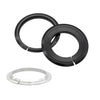 1Pcs Bicycle Fork Crown 45 Degree MTB Road Bike Headset Base Ring Spacer 28.6mm 39.8mm For 1.5 inch 1 1/8 Fork 52mm 54mm Headset-WAYBIKER