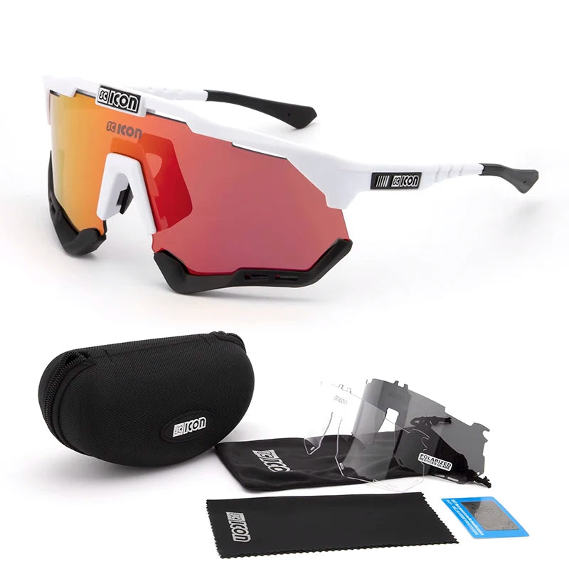 Polarized Cycling Glasses Men Women Outdoor Polarized Fishing Sunglasses Mountain Bicycle Glasses Road Bike Cycling Eyewear