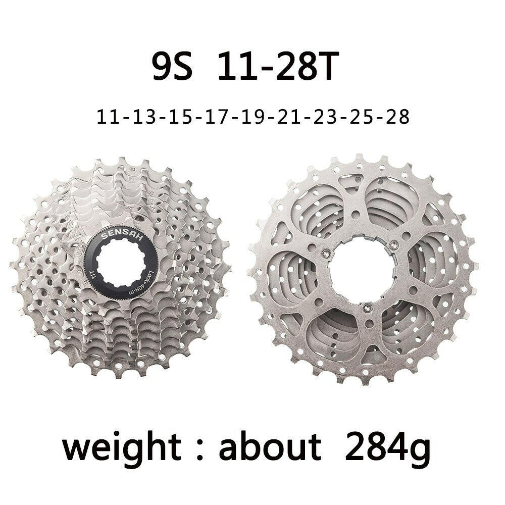 SENSAH 8/9/10/11 Speed Road Bike Cassette 11V 23T/25T/28T/30T/32T/34T/36T Bicycle Freewheel K7 10S Flywheel for HG Hub-WAYBIKER