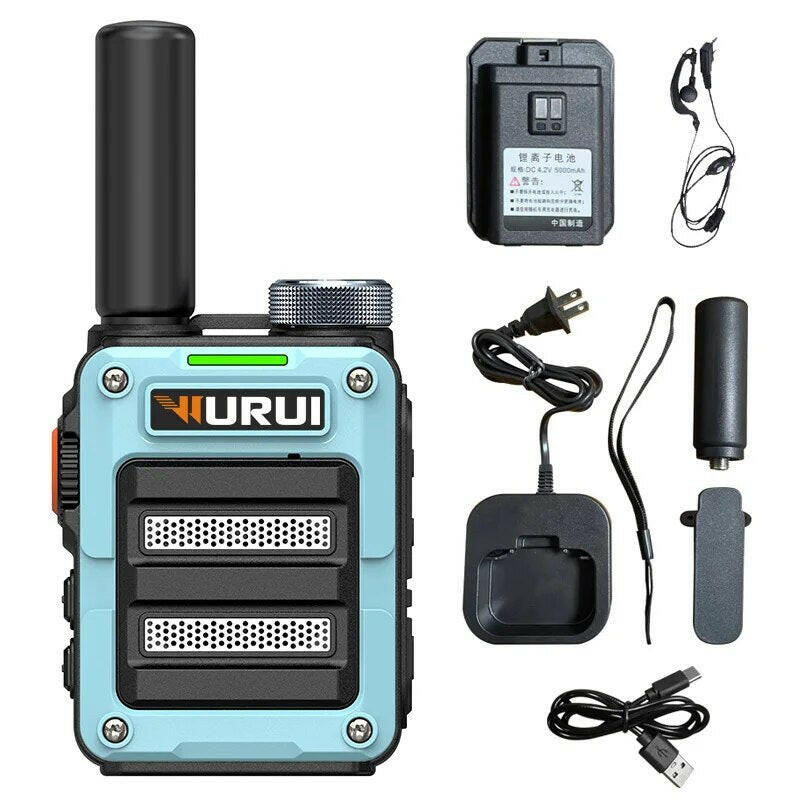 Wurui G63B walkie talkie uhf radios long range Portable ham Amateur Two-way radio profesional communicator children pmr446 scan-WAYBIKER