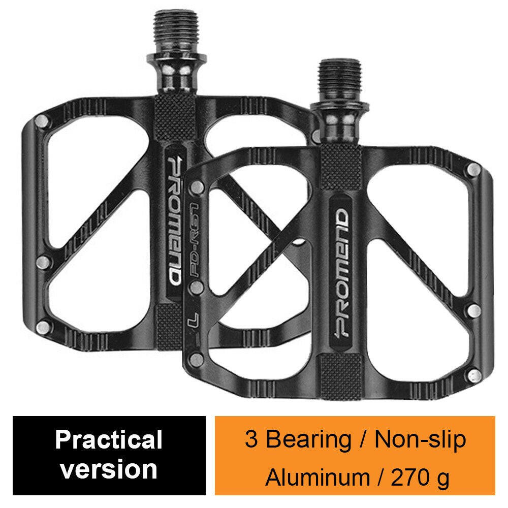 Toptrek 3 Bearings Pedals for Bicycle Ultralight Anti-slip CNC BMX MTB Road Bike Pedal Cycling Plate Clip Cleats Bike Pedals-WAYBIKER